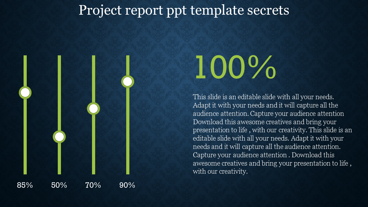 project report ppt template-Project report ppt template -secrets